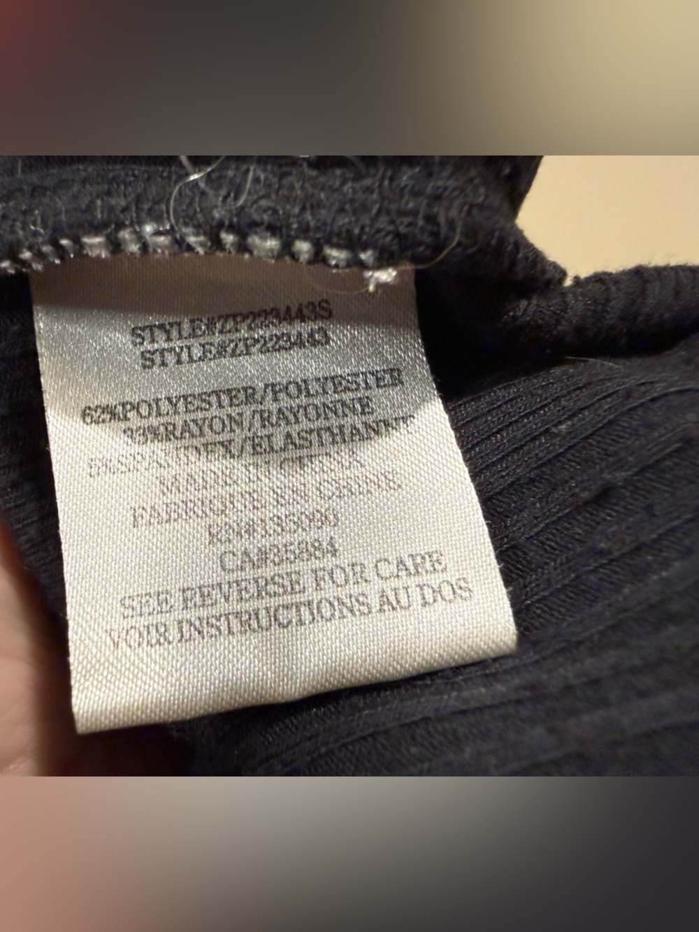 Z supply Solace Jumpsuit ribbed in black size medium - Picture 10 of 11